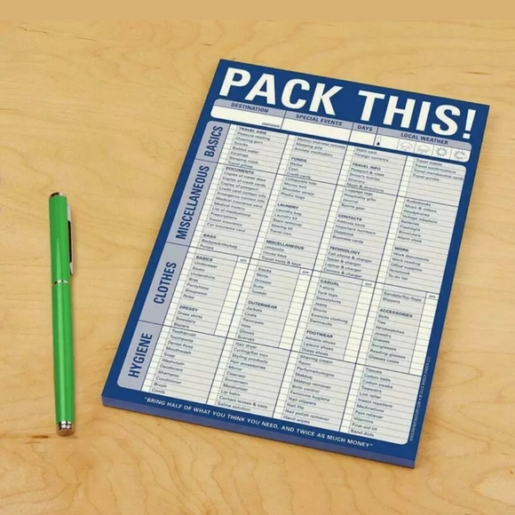 Knock Knock Other - Pack this note pad